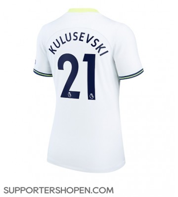 Tottenham Hotspur Dejan Kulusevski #21 Hemma Matchtröja Dam 2022-23 Kortärmad